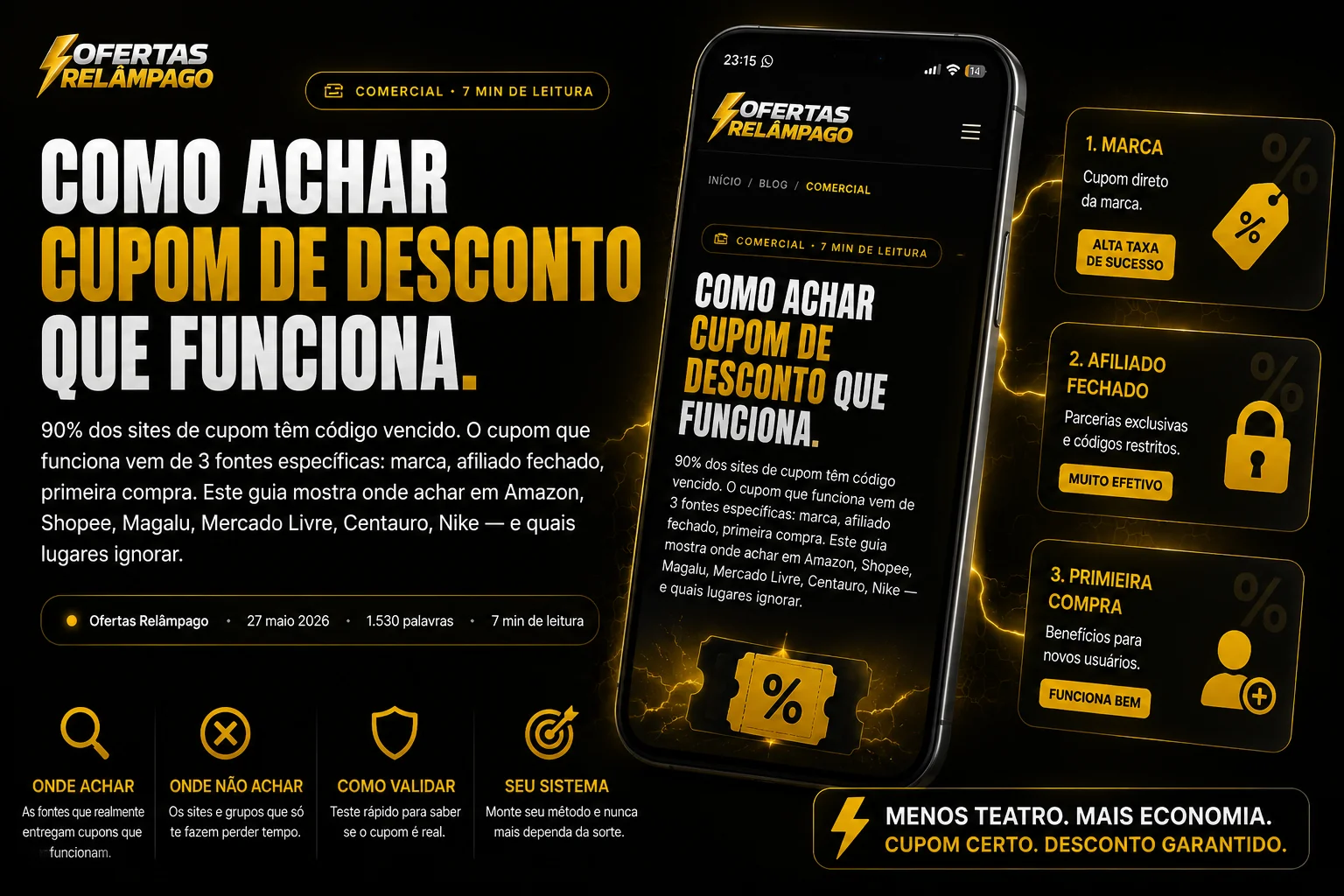 Como achar cupom de desconto que funciona