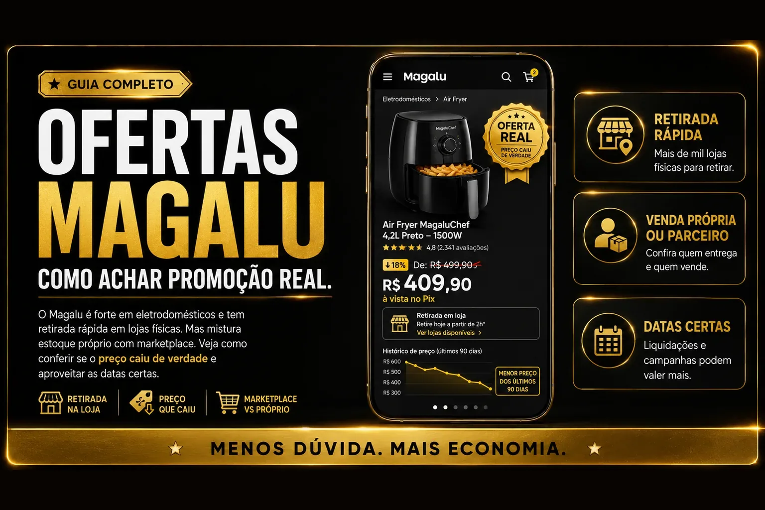 Black Friday Magalu 2026 — linha branca, eletroportáteis e móveis com desconto real